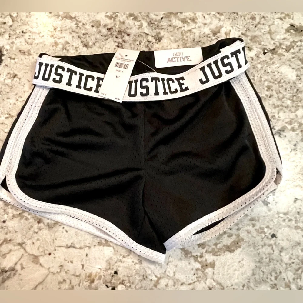 JUSTICE shorts,‎ size 8, NWT